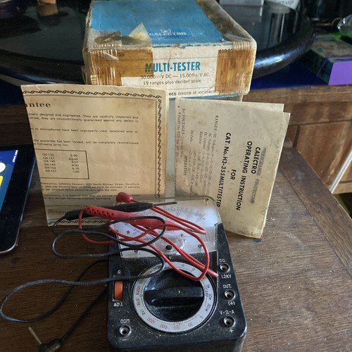Vintage calectro multi tester - calectro, multi-tester